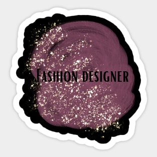 Job Title - Fashion Designer Sticker